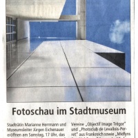 Offenbach Post Artikel vom November 2015 zur Ausstellung im Haus der Stadtgeschichte