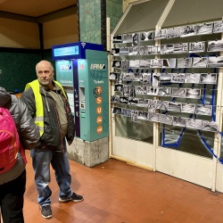 Luminale 2020 Aktionen am Hauptbahnhof Offenbach new-camera Bilder von RS